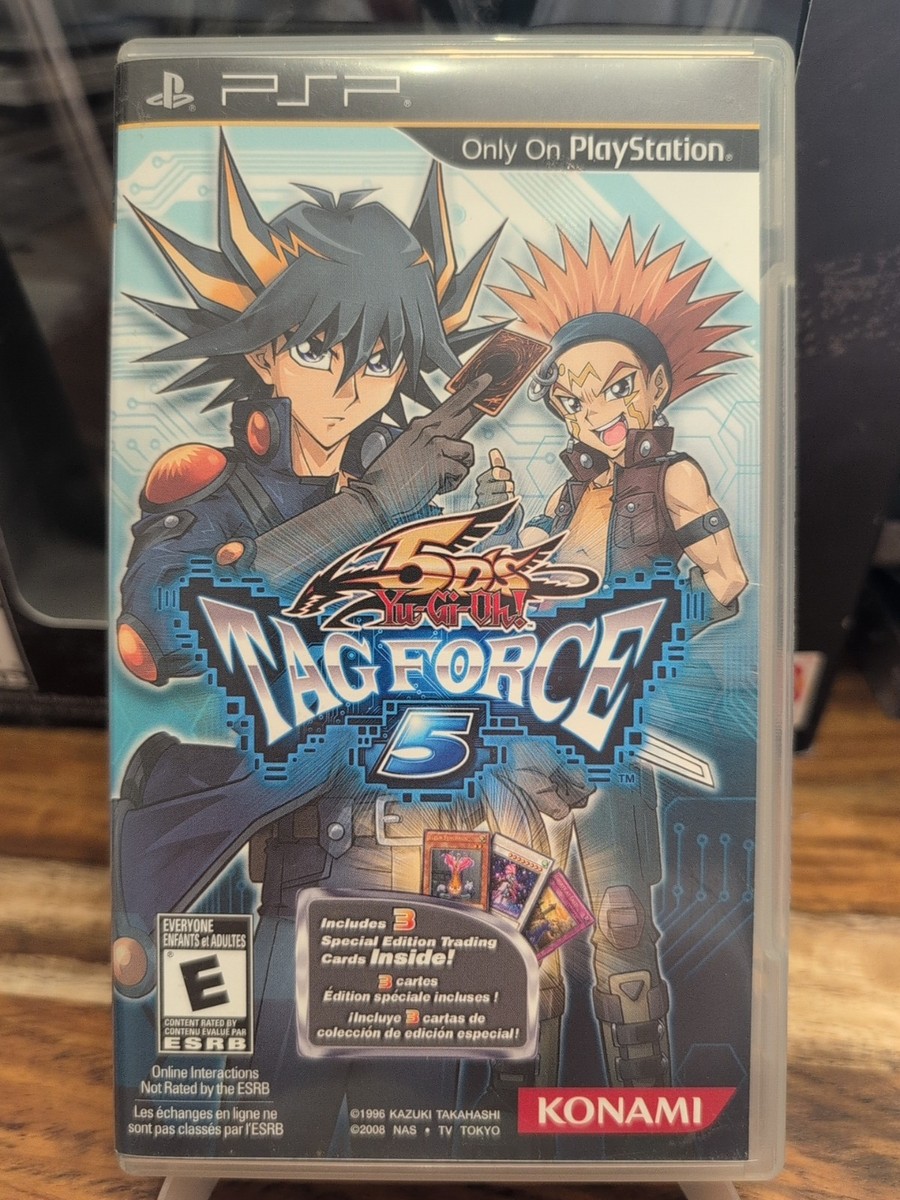 Yu-Gi-Oh 5D's Tag Force 5 (Sony PSP, 2010) CIB Yugioh Tagforce NO CARDS  TESTED | eBay