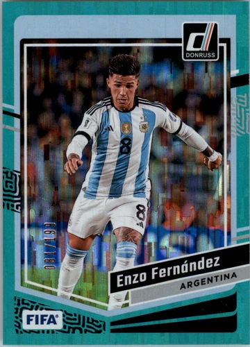 2023-24 Donruss Teal #4 Enzo Fernandez /199 - SCR