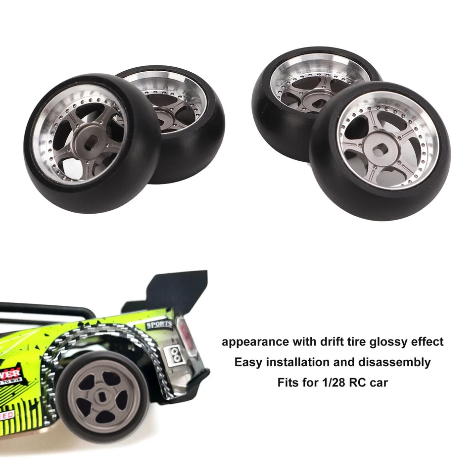 Für 1/28 RC Reifen Vernünftiges Design RC Reifen Für MINI Z Für K989 UI - Bild 2 von 4