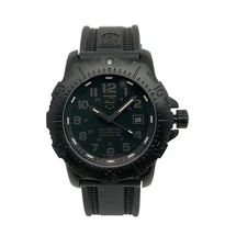 Luminox Navy Seal 45MM Black Case Black Dial Mens Quartz Watch 4221.BO.NSF