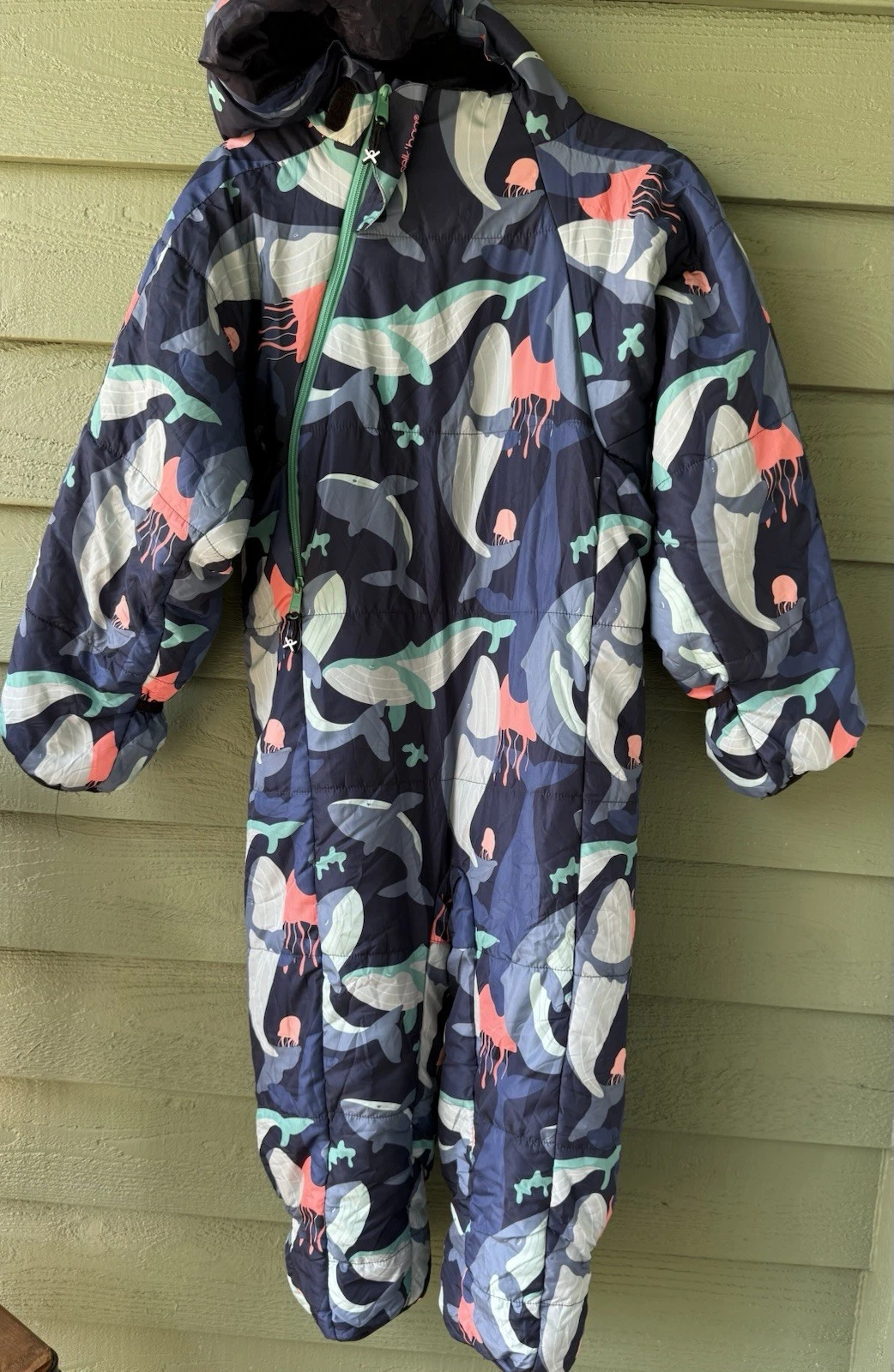 Selk’ Bag Wearable Sleeping Bag Kids Medium Deep Sea Blue Camping