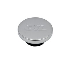 Valve Cover Oil Cap Chrome Push-in Style W Rubber Seal Chevy Sbc Bbc 1-14