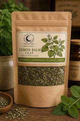 Organic Lemon Balm (Melissa officinalis) - Herbal Tea - Premium Dried Herb