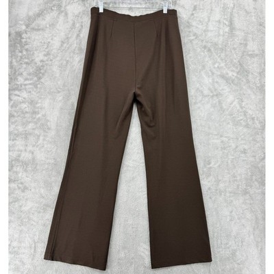 Vintage Cache Pants 12 Wide Leg Stretch Knit Pull On Trouser