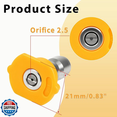 #ad #ad Pressure Washer Tips 15 Degree Yellow Pressure Washer Nozzle 1 4 Inch Quick... $20.00