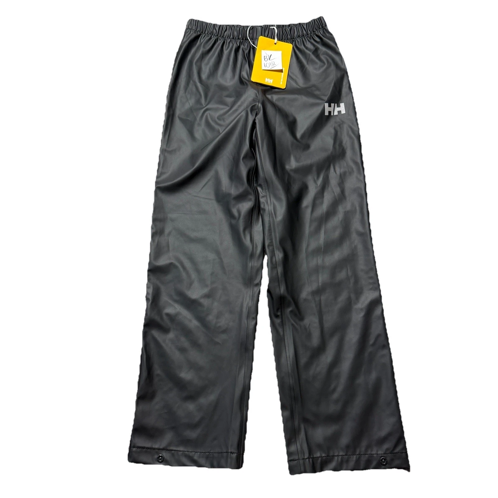 NWT HH Helly Hansen Juniors' Moss Rain Pants Black Size 140 (10) Unisex
