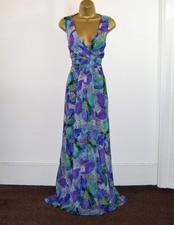 WALLIS BEAUTIFUL FLOATY EVENING PARTY WEDDING GUEST HOLIDAY MAXI DRESS SIZE 16