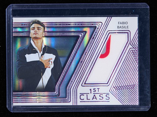 Fabio Basile 2025 Futera Platinum 1st Class Patch 03/03 #FC03