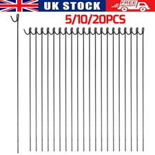 Steel Metal Barrier Fencing Fence Pins Post Stakes 8mm x 1150 mm Pack Of 5/10/20