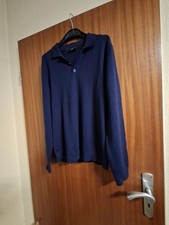 Herren Polo Pullover,  Gr.M, C/F Pure Merino, schönes dunkelblau1