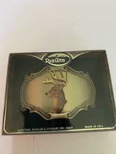 Vintage Belt Buckle Rain Tree Buckles And Jewler Buck Belt Buckle Made In USA