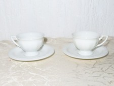 Tazze Mokka Rosenthal Maria Bianche 4 Pezzi!