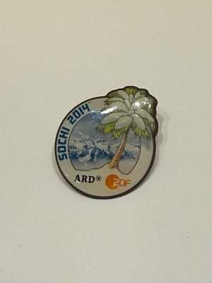 1x German TV ARD/ZDF Sochi 2014 Olympic Games Pin, Olympia, Media, NOC, 2026