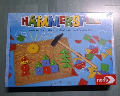 Hammerspiel von Noris ab 4 Jahren, neu und in Folie mit Korkplatte, Hammer etc.