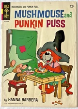 Gold Key 1965 Hanna-Barbera MUSHMOUSE & PUNKIN PUSS One-Shot Comic Book GD