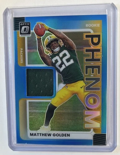 2025 Donruss Optic Matthew Golden Blue Hyper (RAW)