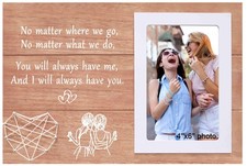 NZY Sister Gift,Wooden Picture Frame for 6"x 4" Photo,Sister Birthday Farewel...