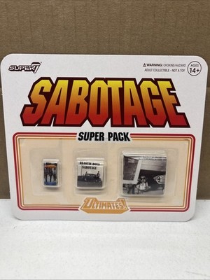 Super 7 Beastie Boys Ultimates Sabotage Super Pack, action figure accessories