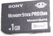 SONY 1GB MEMORY STICK PRO DUO