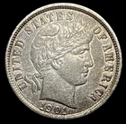 1901 Philadelphia Mint Silver Barber Dime