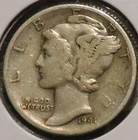 Silver Dime - Mercury - 1941-D [721]