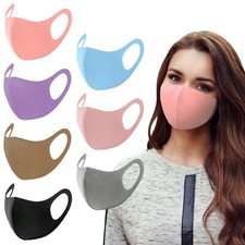 25 - 100 Pack - Bulk Unisex Adult Washable Reusable Face Masks Wholesale Retail