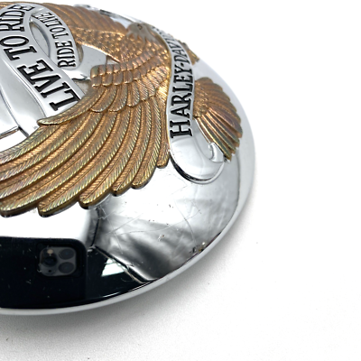 oem Harley 61335-09 Gold Eagle Live to Ride Console Fuel Door