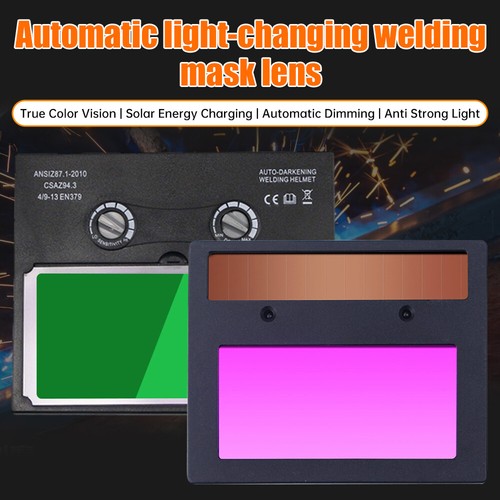 Welding Helmet Lens Solar Auto Darkening Welding Helmet Mask Lens Filter Shade - Picture 3 of 18