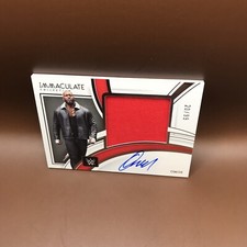2022 Panini Immaculate Collection WWE Omos Autograph Patch Auto #20/99
