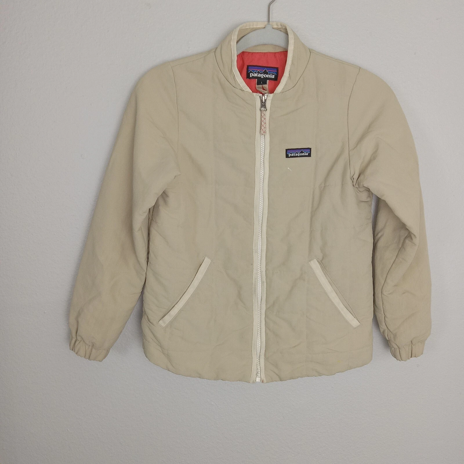Patagonia Girls Quilted Shacket Size Large Girls 12 Outdoor Jacket Full Zip