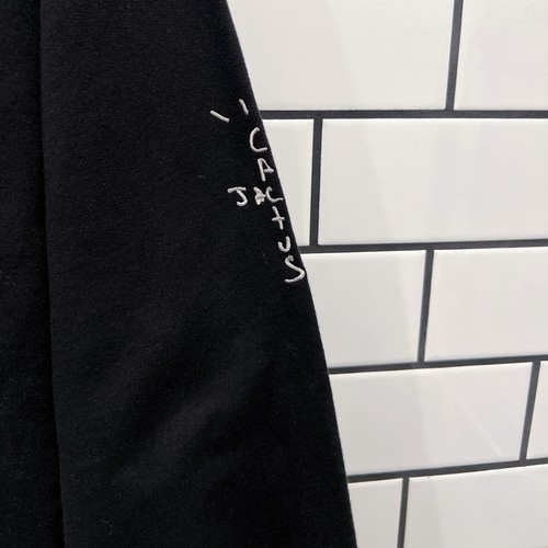 SUDADERA CON CAPUCHA TRAVIS SCOTT CACTUS JACK X VECINDARIO NEGRA LIMITADA AGOTADA - Imagen 5 de 6