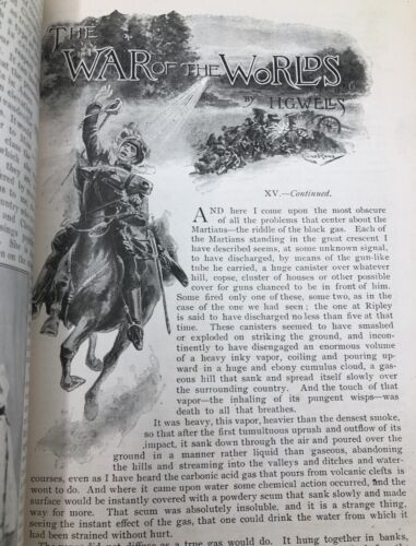 The Cosmopolitan Magazine September 1897 War Of The Worlds XV H.G. Wells Antique - Picture 3 of 3