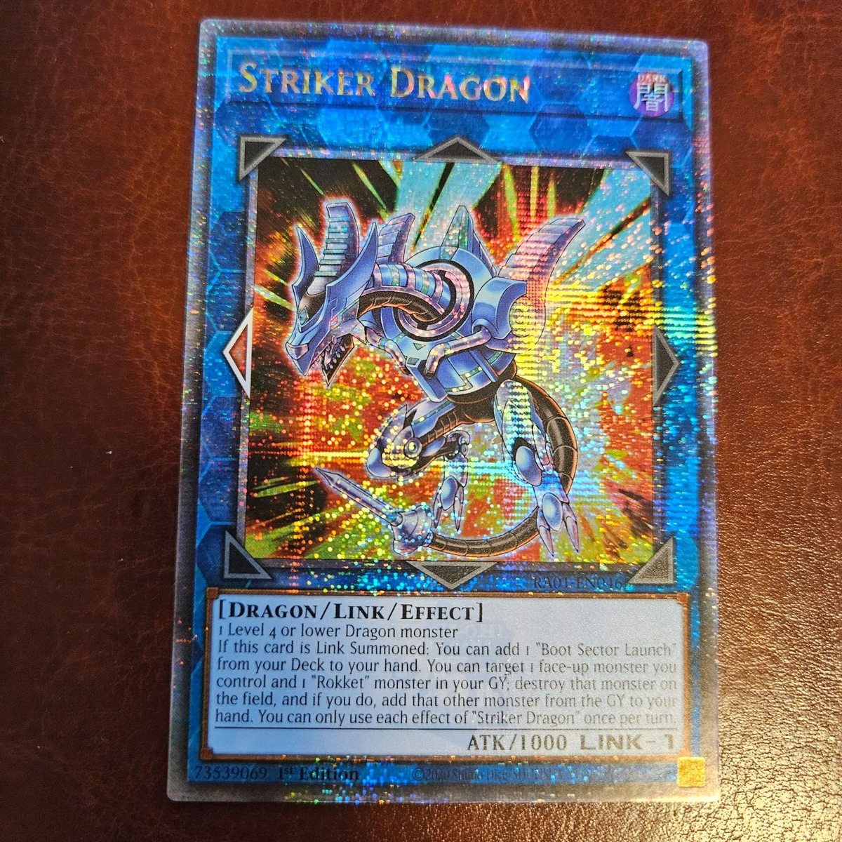Yu-Gi-Oh! Striker Dragon Secret Rare – RA01-EN046, 1. Auflage, Sammelkarte 25th Anniversary