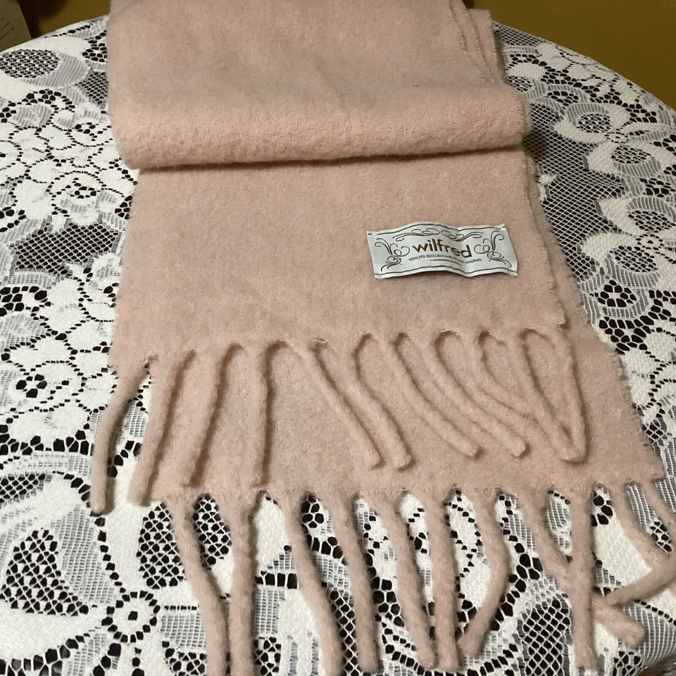 Bufanda de lana Wilfred Tessuto con flecos Foto 3 de 4