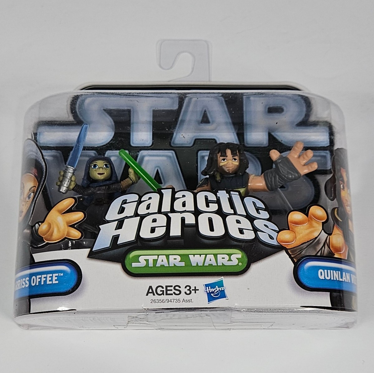 STAR WARS BARRISS OFFEE & QUINLAN VOS GALACTIC HEROES JEDI FIGURE