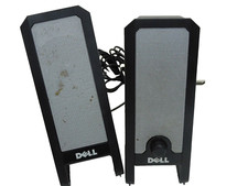 Dell A225 USB Powered 2 Computer Desktop Speakers 3.5 mm Jack - Read Desc