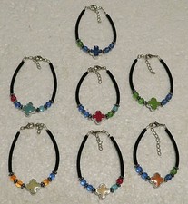 Childrens Bracelets Cross Center Many Bead Color Combinations to Choose