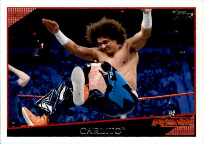 Carlito 2009 Topps WWE Card #2