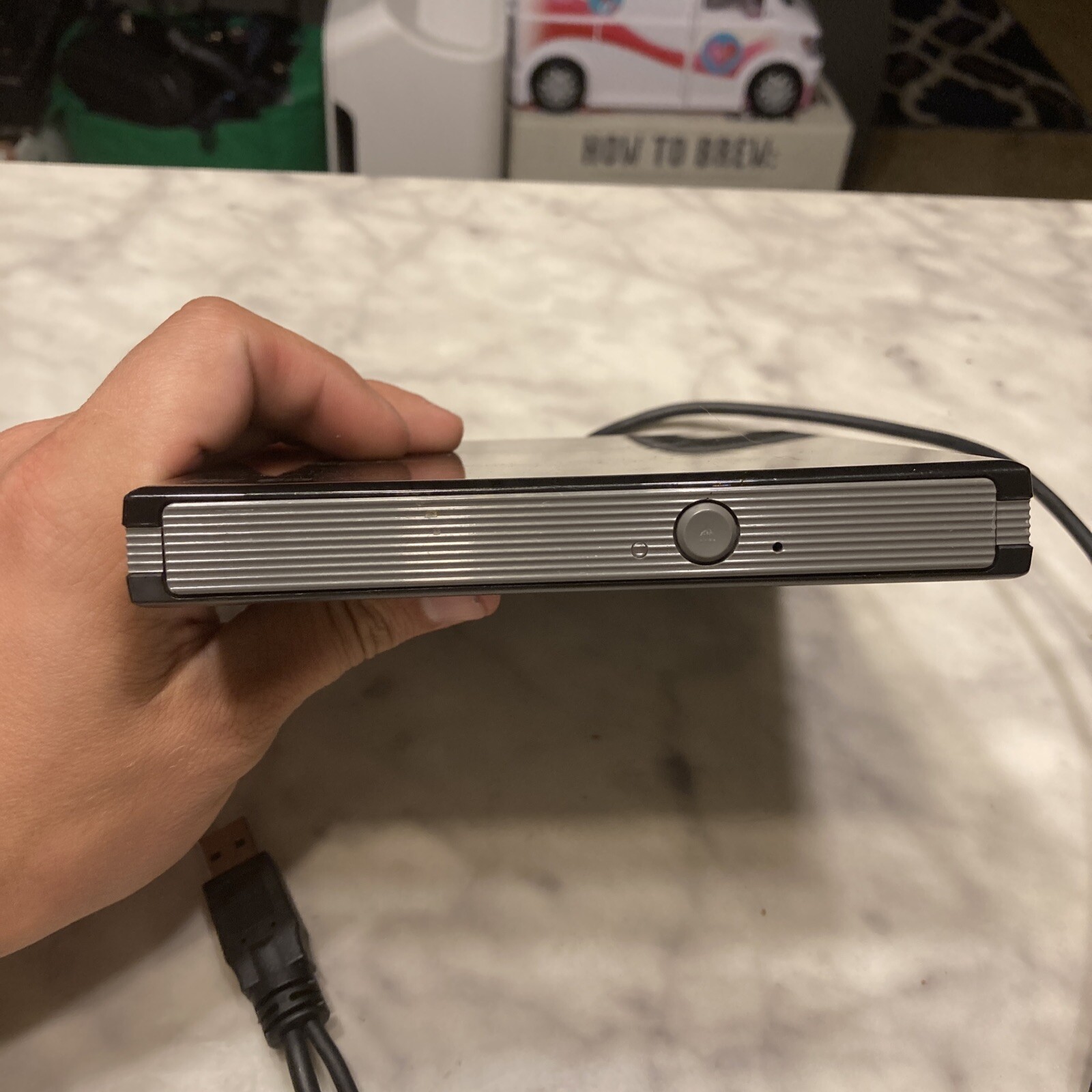 Samsung Black Slim External DVD Drive Writer SES084 24x DVDRW DVD+RW