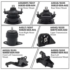 Engine Motor & Transmission Mount Set 6PCS For 2003-2007 Honda Accord 2.4L Auto