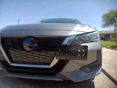 Front Bumper Tow Hook License Plate Bracket Adapter For 17-up Gen2 Che - Foto 4