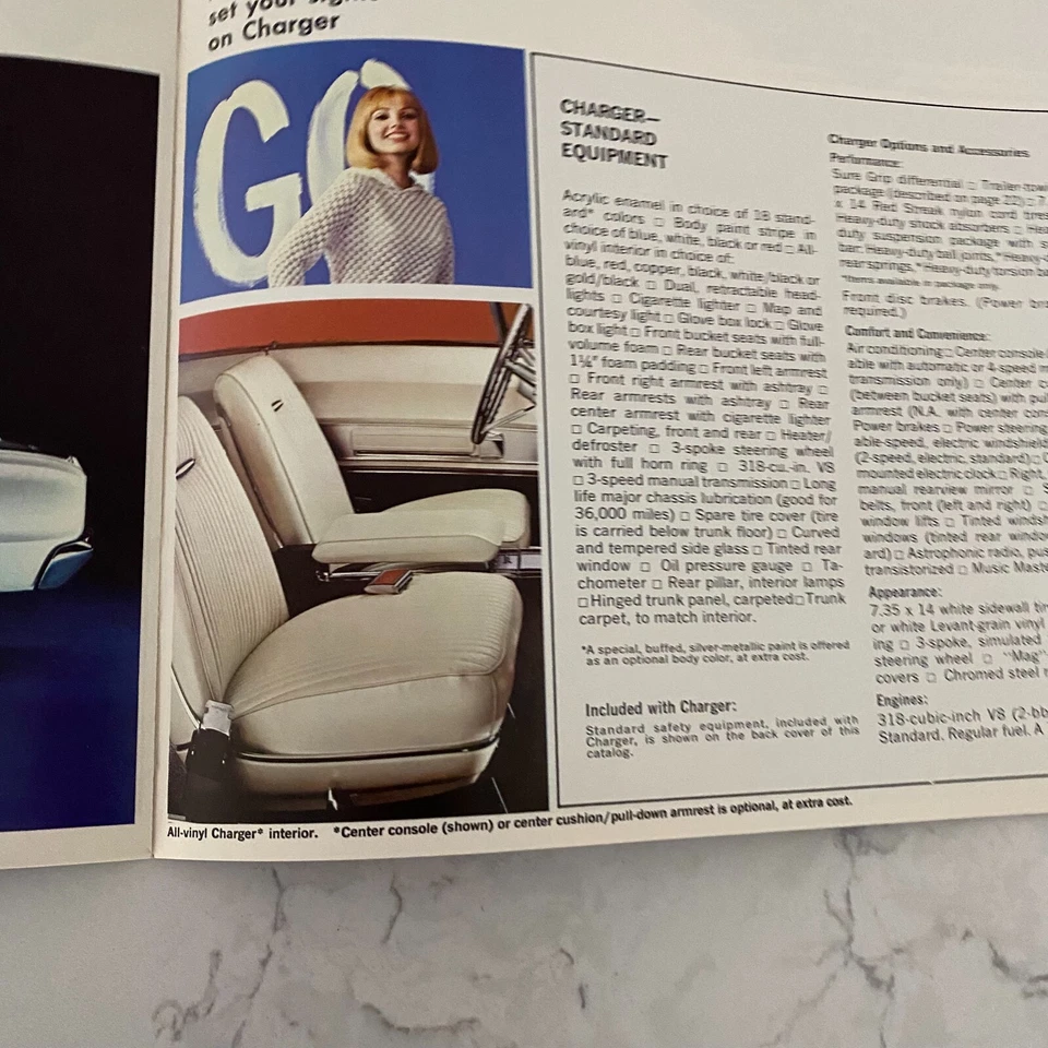 1967 Dodge Rebellion Monaco, Polara, Coronet, Charger Dart Dealer Sales Brochure - Image 3 of 4