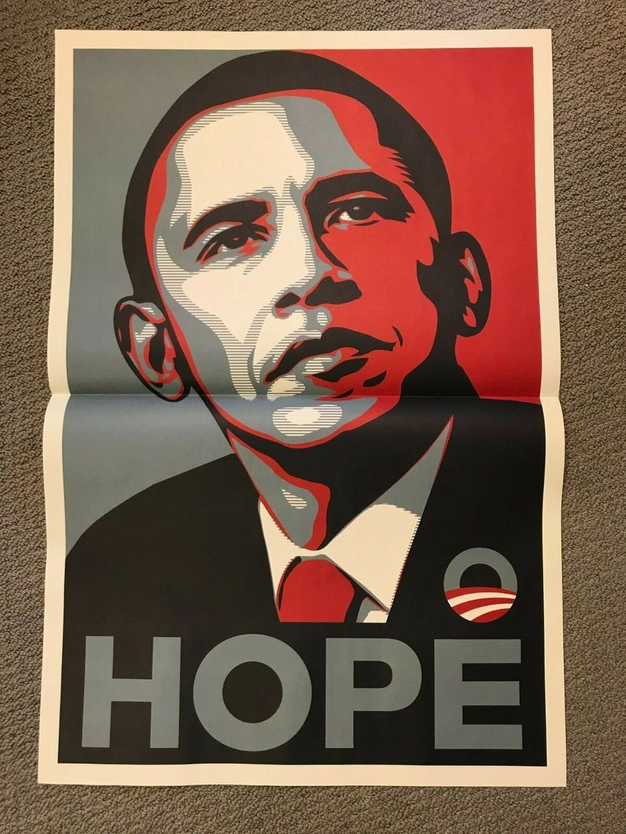 Barack Obama Hope Poster Notebook | Zazzle