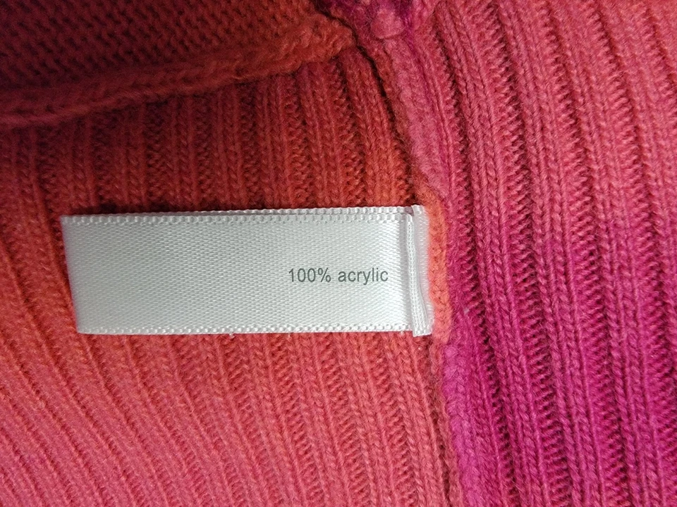 Moda Bug Mujer Suéter Camisa Top Blusa Talla 1X Púrpura Naranja Rayas NUEVO Foto 3 de 4