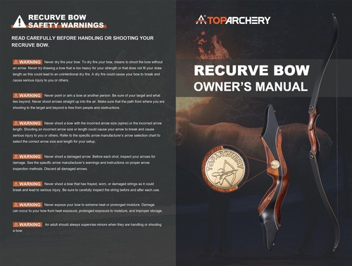 Archery 60" Takedown Recurve Bow Wooden Riser Arrows&Quiver Adult Hunting Target - Picture 2 of 29
