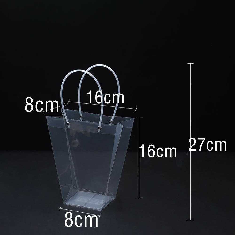 Per Bomboniere Shopper Pvc Trasparente 10 Astucci Trasparenti