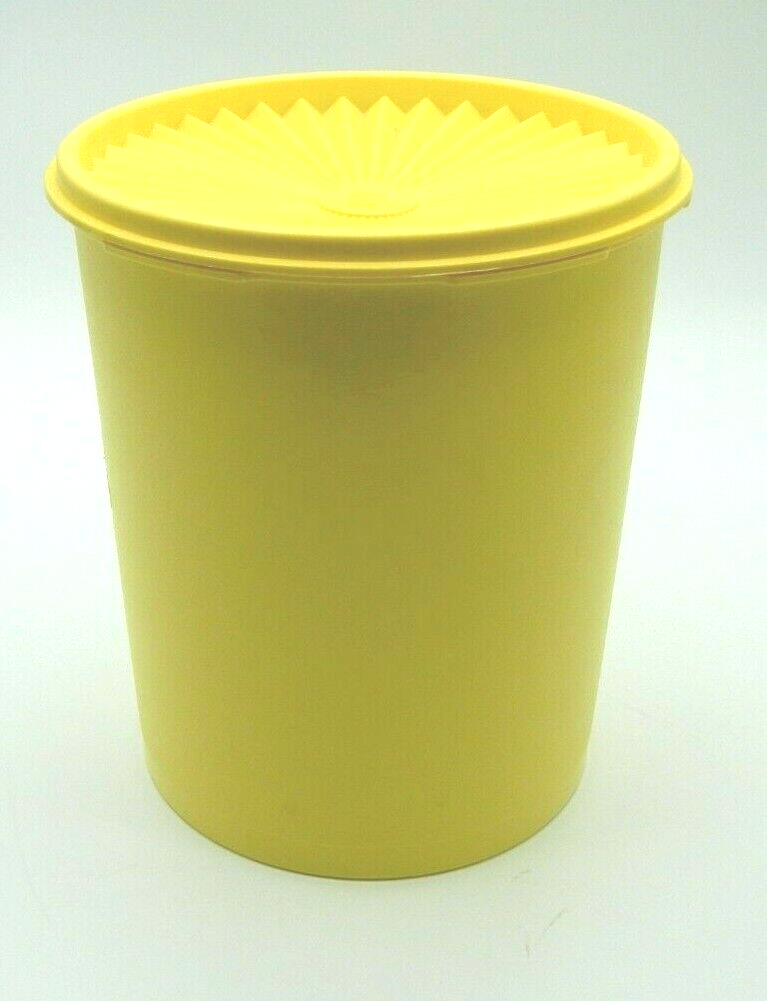 TUPPERWARE スーパーチェスト ディープミニ ホワイト×イエロー