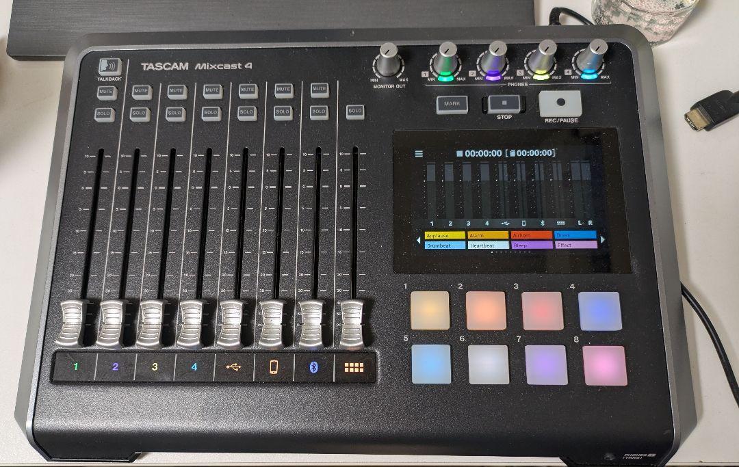 TASCAM Mixcast 4 （美品） TASCAM Mixcast 4 Podcast Workstation – ProSoundGear