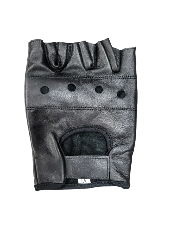 ВОЛОВЬЯ КОЖА С ПОДКЛАДКОЙ ЛАДОНИ ПОДЪЕМ ВЕСА ВЕЛОСПОРТ ИНВАЛИДНОЕ КРЕСЛО ПЕРЧАТКИ ЧЕРНЫЙ БОЛЬШОЙ - Изображение 4 из 4