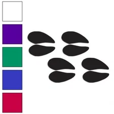 Moose Tracks Hooves, Vinyl Decal Sticker, Multiple Colors & Sizes #461